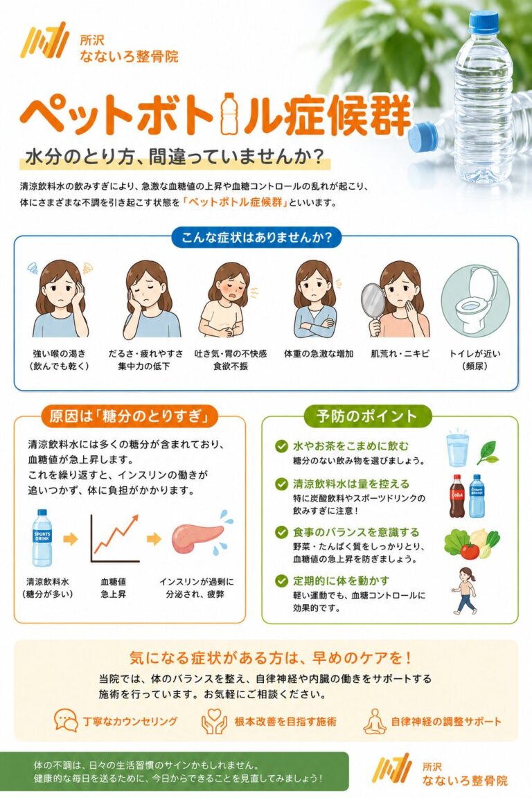 ペットボトル症候群に注意！甘い飲み物の飲み過ぎが招く危険とは