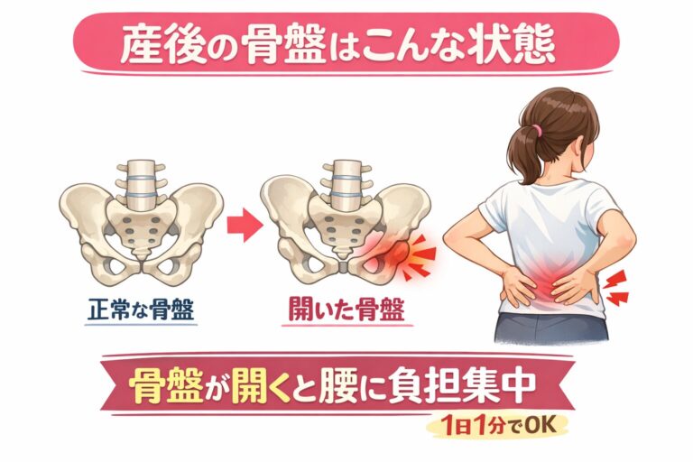 産後の骨盤と腰、そのままにしていませんか？